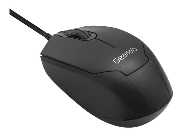 eSTUFF G120 - Mus - høyre- og venstrehåndet - optisk - 3 knapper - kablet - USB - svart