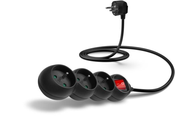 Connect IT CES-1013-BK, 1,5 m, Sisätila, Musta, 3 AC-pistorasia(a), 230 V, 2500 W Connect IT CES-1013-BK, 1,5 m, Sisätila, Musta, 3 AC-pistorasia(a), 230 V, 2500 W