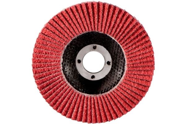 Metabo 626167000, Sammenleggbar skive, Flatt senter, Metall, Rustfritt stål, Stål, Alle merker, 11,5 cm, Rød