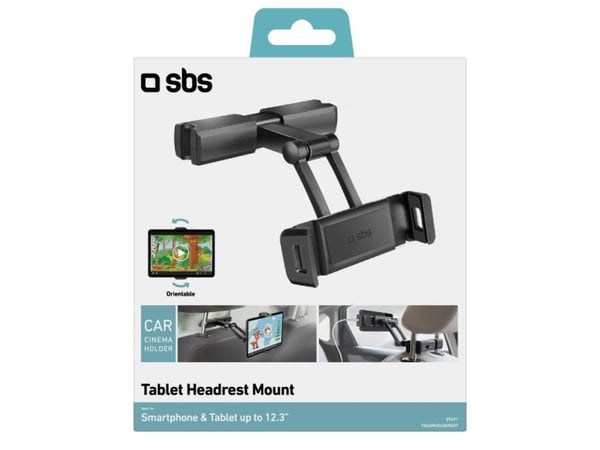 SBS TACARHOLDERKEXT, Mobiltelefon/smarttelefon, Plate / UMPC, Passiv holder, Bil, Innendørs, Sort