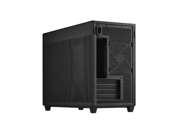 ASUS Prime AP201 - Lite tårn - micro ATX - ingen strømforsyning - svart - USB/lyd