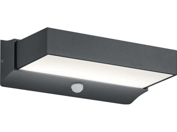 Trio utendørs vegglampe opp/ned grafitt Trio CUANDO LED med bevegelsessensor 226669242