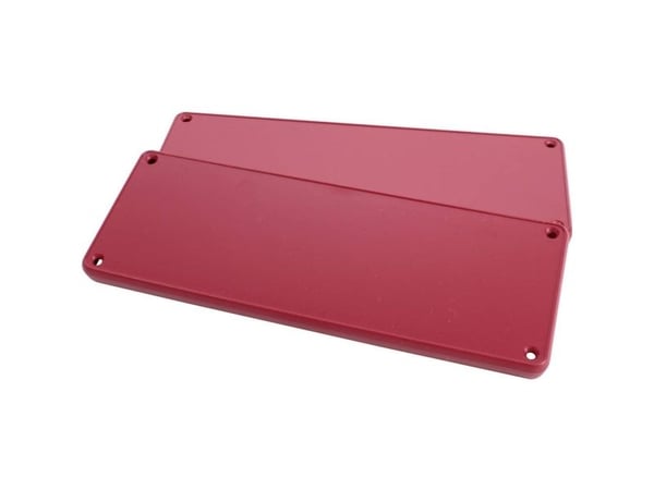 Hammond Electronics 1455UPLRED frontplate ABS rød (L x B x H) 196 x 71 x 11,60 mm 2 stk