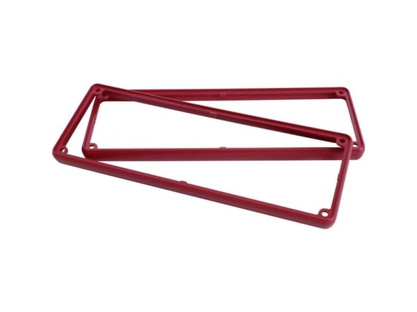 Hammond Electronics 1455UBRED Kansi ABS punainen (L x S x K) 196 x 71 x 11,60 mm 2 kpl 2 kpl