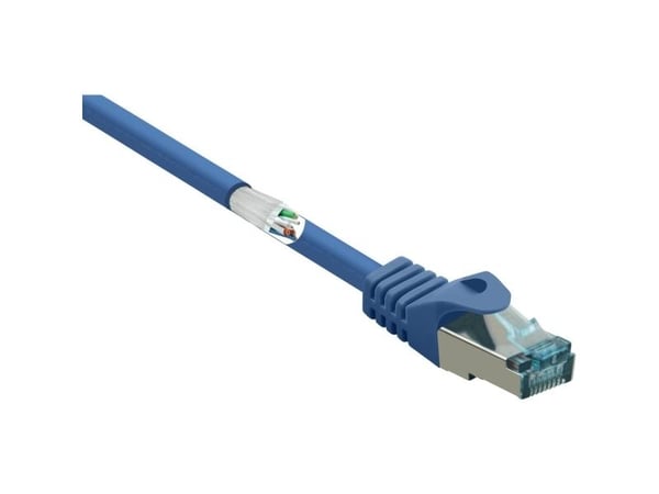 Renkforce RF-5233510, 30 m, Cat6a, S/FTP (S-STP), RJ-45, RJ-45, Blå