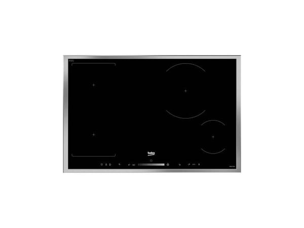 Beko HII 84500 FHTX - Induktionshäll - 4 kokplattor - Fördjupning - bredd: 75 cm - djup: 49 cm - med kanter i rostfritt stål