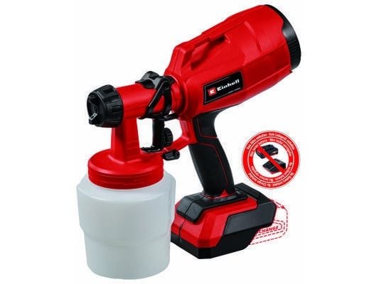 Einhell TC-SY 18/60 Li-Solo, Impregnering, Olje, Maling, 0,8 l, 0,65 l/min, Sort, Rød, 1,18 kg, 245 mm - SOLO