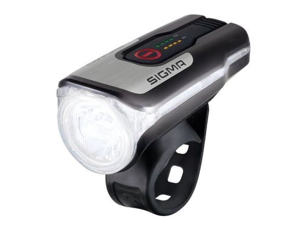 Sigma Sport Aura 80, Framlyse, Svart, Gjuten aluminium, Plast, IPX4, LED, 80 LM