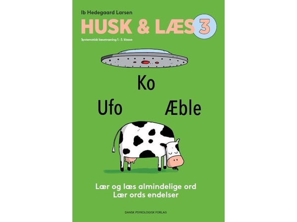 HUSK & LES 3 - lær og les vanlige ord. Lær ordenes endelser * PAKKE A 5 stk. * | Ib Hedegaard Larsen | Språk: Dansk