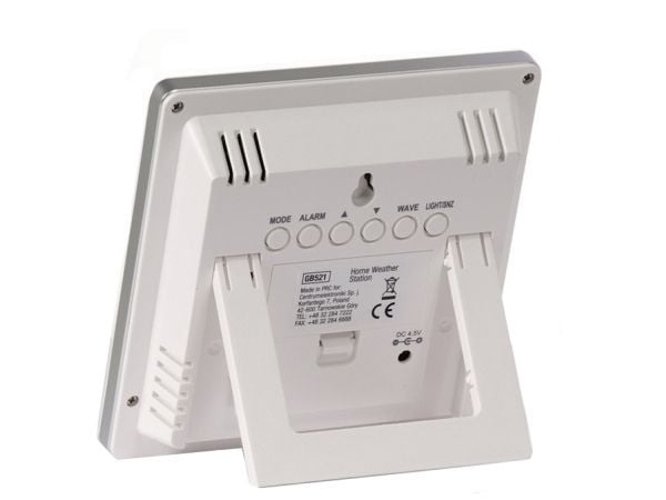 Greenblue GB521W, Hvit, Inne hygrometer, Inne Termometer, Utendørs Barometer, Hygrometer, Termometer, 20 - 95%, 0 - 50 °C, 32 - 122 °F