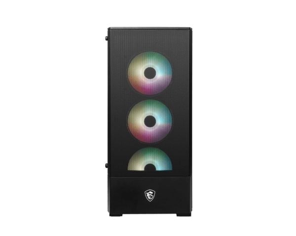 MSI MAG FORGE 112R - Mid tower - ATX - sidepanel med vindu (herdet glass) - ingen strømforsyning (ATX) - USB/lyd
