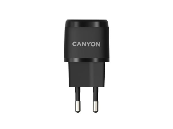 Canyon H-20 - Strømadapter - 20 watt - 3 A - PD (USB-C) - svart