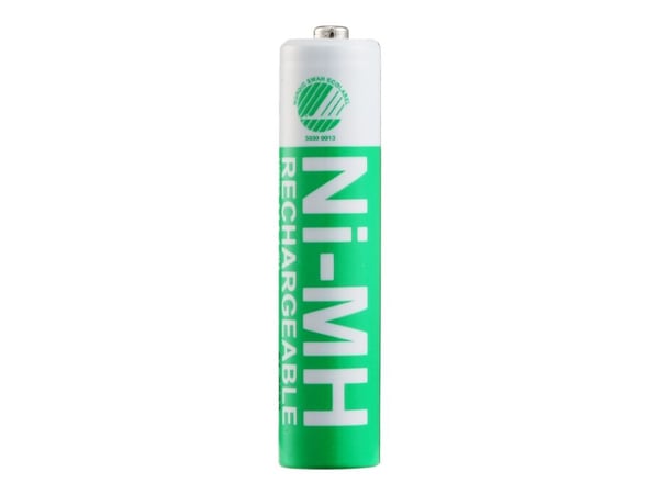 Oppladbare AAA-batterier DELTACO 1000mAh, merket med miljømerket "Nordic Swan", 4 stk. pakke / ULT-NH1000AAA-4P