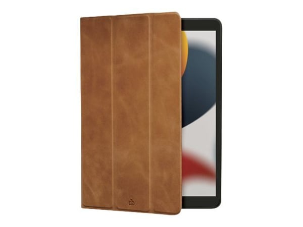 dbramante1928 Risskov - Flip cover tabletille - kolminkertainen - täysjyvä nahka - tan - 10.2" - Apple 10.2-tuumaiseen iPad Wi-Fi, Wi-Fi + Cellular...