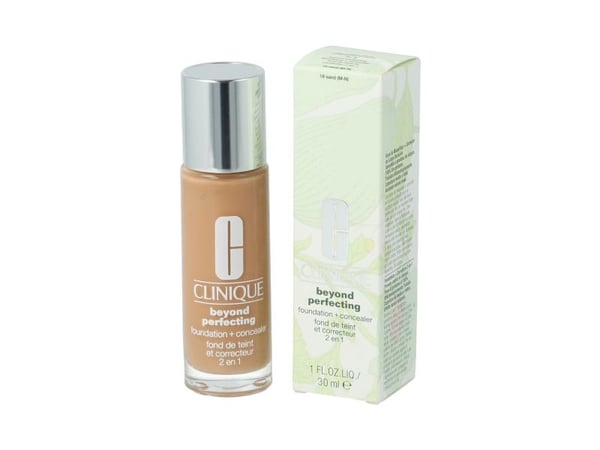 CLINIQUE BEYOND PERFECTING FOUNDATION +CONCEALER 18 SAND 30ML