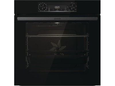 Gorenje Essential BOS6737E06FBG - Ovn - med dampfunksjon - innebygd - fordypning - bredde: 56 cm - dybde: 55 cm - høyde: 59 cm - med selvrens - Kla...