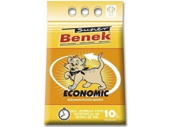 Certech Super Benek Economic - Klumpende kattegrus 10 l