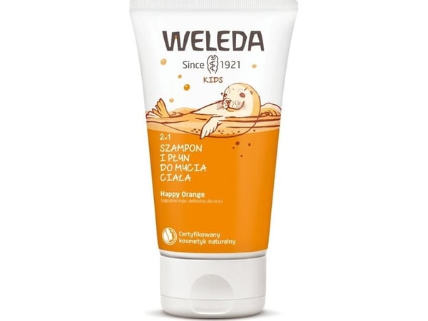 Weleda Kids 2-i-1 duschgel/shampoo Happy Orange 150 ml