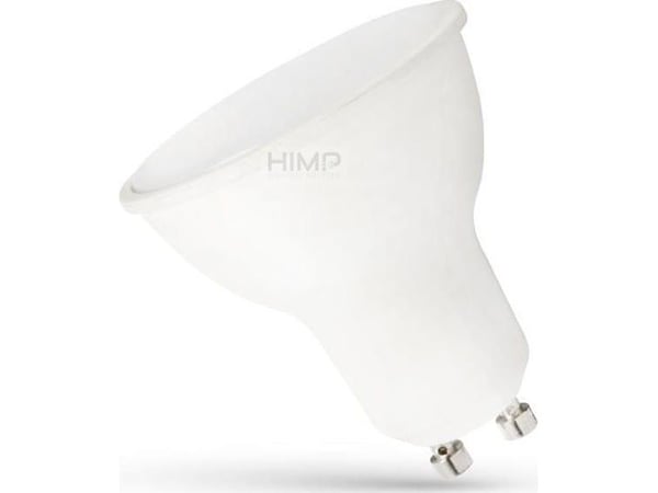 SpectrumLED LED-pære GU10 230V 7,5W SMD nøytral hvit (melkeaktig glass) hvit plast SpectrumLED WOJ+14593