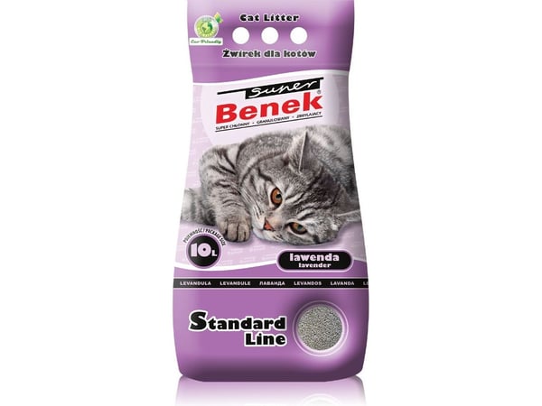 Super Benek Standard Lavendel kattesand 10 l