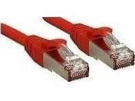 Lindy 47162, 1 m, Cat6a, S/FTP (S-STP), RJ-45, RJ-45, Rød