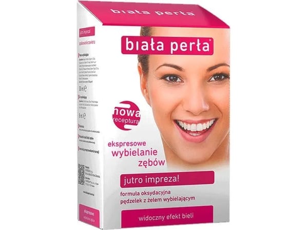 WHITE Pearl blekesett til tenner: express tannkrem 30 ml + whitening gel 8 ml