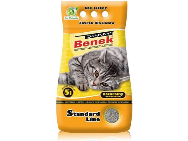 Certech Super Benek Standard Natural klumpande kattsand 5 l