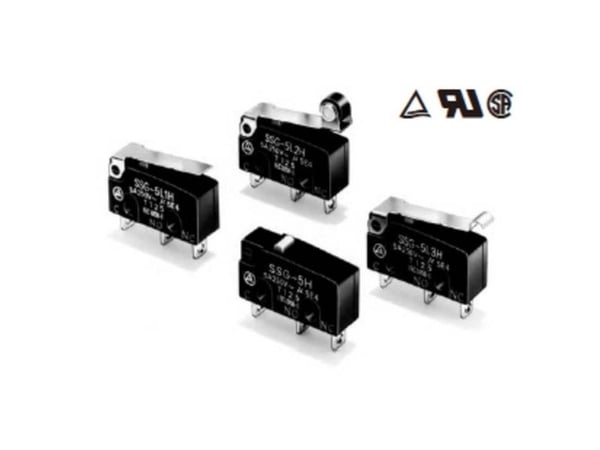 Omron SSG-5H-5 Mikrokontakt 125 V/AC 5 A 1 x On/(On) 1 stk Bag