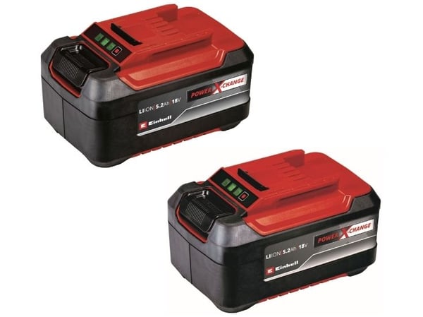 Einhell 4511526 batteripaket 18 V 5,2 Ah PXC-Twinpack, 2-pack