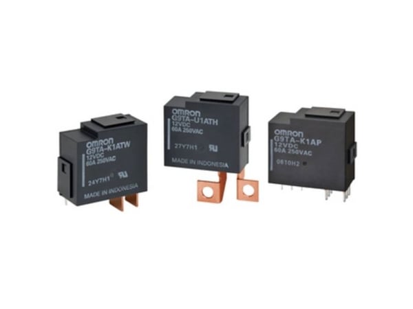 Omron G9TA-U1ATW DC12 Tehorele 12 V/DC 60 A 1 x pääkontakti 1 kpl Pussi