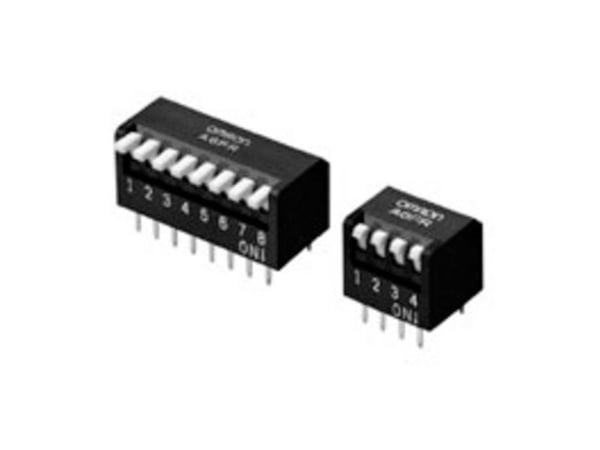Omron A6FR-8101 DIP-bryter poltal 8 THT 1 stk Bag (DIP-kontakt)