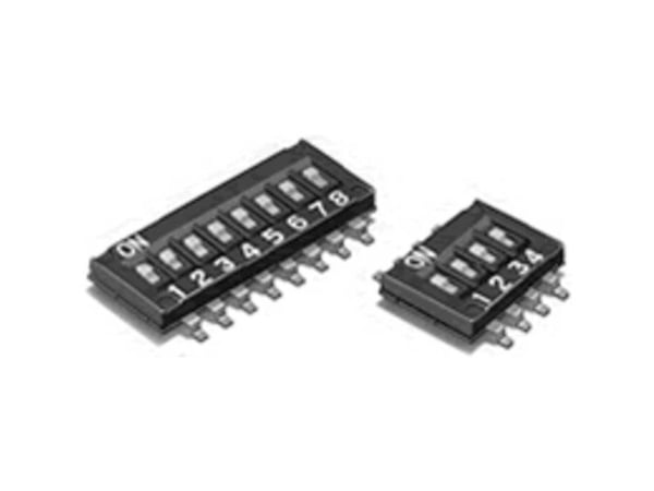 Omron A6H-4102 DIP-omkopplare, 4 ben SMD, 1 st
