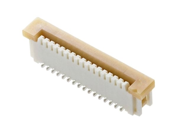 Molex FC/FPC -liitäntä Napojen kokonaismäärä 16 Ruudukon koko: 1 mm 526101672 1 kpl Nauha koko rullalla