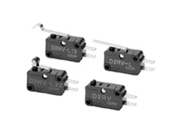 Omron D2RV-LG Mikrokytkin 100 V/DC 0,25 A 1 x Off/(On) 1 kpl Pussi