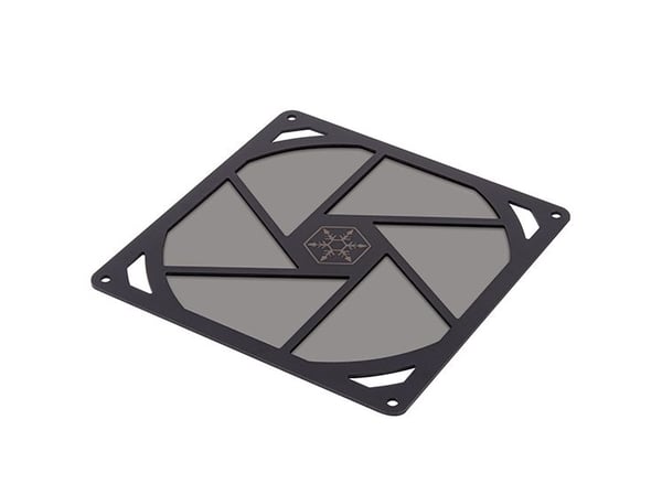 Silverstone SST-FF181B, Tuulettimen suodatin, Nylon, Polyvinyylikloridi (PVC), Sort, 180 mm, 3,2 mm, 180 mm
