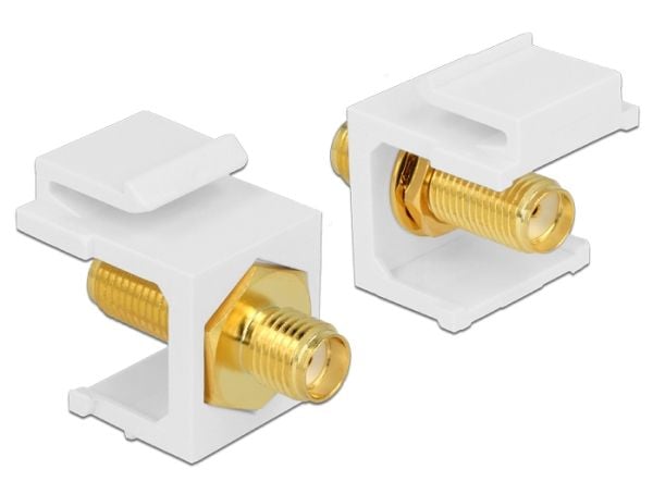 DeLOCK 86365, SMA, SMA, Valkoinen