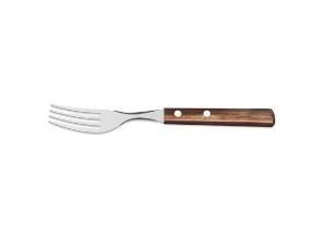 Grillgaffel Tramontina L19cm Rustfri Stål Mørkt Træ,1 stk