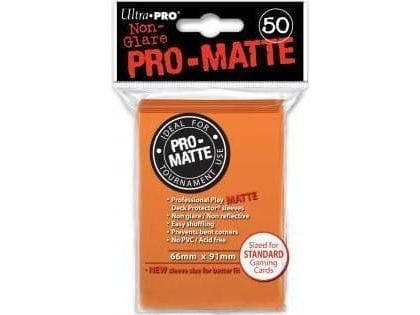 Ultra-Pro Deck Protector - Pro-Matte Non-Glare Orange (Pomaranczowe) 50 st