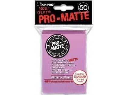 Ultra-Pro ULTRA-PRO dekkbeskytter - Pro-Matte Non-Glare Pink (Rózowe) 50 stk.