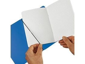 Herlitz 11361573, Blå, A6, 40 ark, 70 g/m², Rute papir