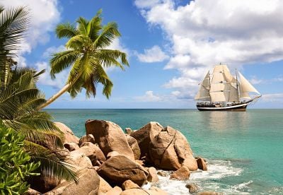 Castorland Sailing in Paradise 1500 pcs, 1500 styck, Liggande, 9 År