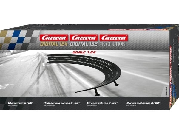 Carrera 20020576 Evolution, DIGITAL 132, DIGITAL 124 Stejl kurve 3/30°