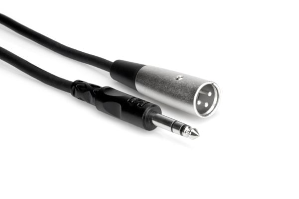 Hosa Technology STX-110M, 6,35mm TRS, Hankoppling, XLR (3-pin), Hankoppling, 3 m, Svart