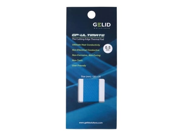 Gelid Solutions TP-GP04-R-C, Termisk pute, 3,2 g/cm³, 120 mm, 20 mm, 1,5 mm, 1 stykker