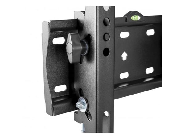 Reflecta PLANO Slim 42-2020T, 106,7 cm (42"), 75 x 75 mm, 200 x 200 mm, -12 - 12°, Stål, Sort
