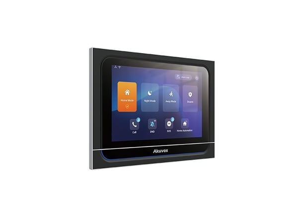 Akuvox X933H, Sort, Plast, -10 - 45 °C, 10 - 90%, 17,8 cm (7"), 1280 x 800 piksler