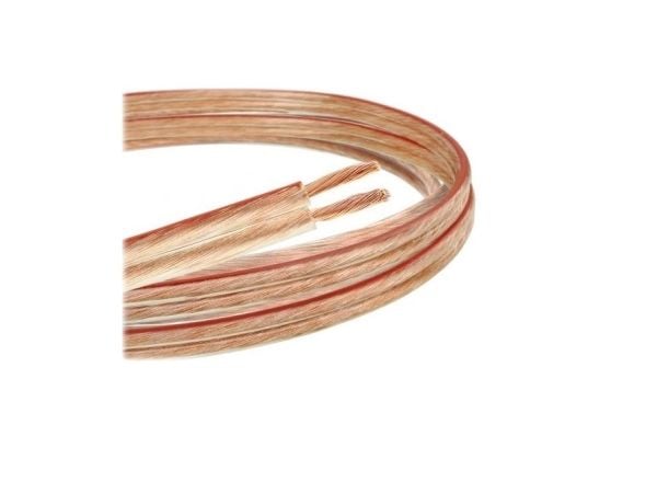 Libox Kabel glosnikowy 2×4,00mm LB0048, Kuparipinnoitettu alumiini (CCA), 100 m, Läpinäkyvä