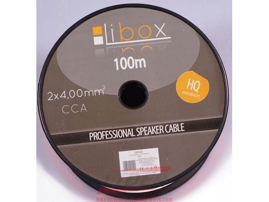 libox - Høyttalerkabel i stort parti - 4 mm² - 100 m