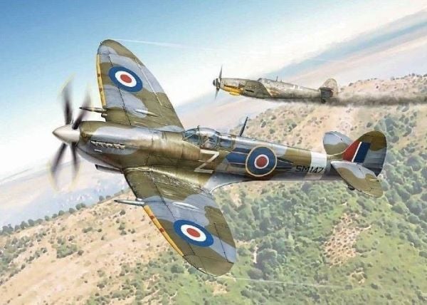 Muovimalli Spitfire Mk.IX 1/48