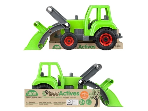 Lena EcoActives Tractor, Traktor, Inne/Ute, 2 år, Plast, Grønn, Grå